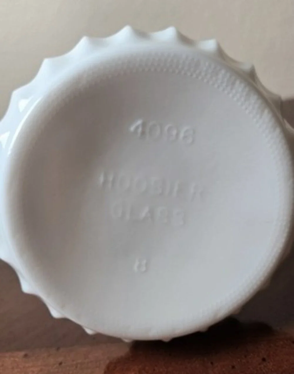 Hoosier Milk Glass Ribbed Flower Vase #8 4096, White Bud Vase 9